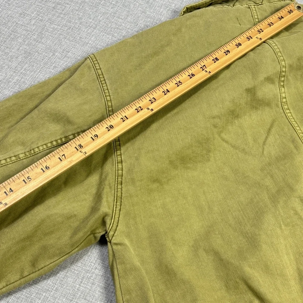 Free People Seize The Day‎ Oversided Military Jacket Womens Large Green